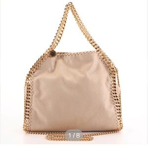 Rare Stella McCartney butter cream mini Falabella shaggy deer bag. NWOT